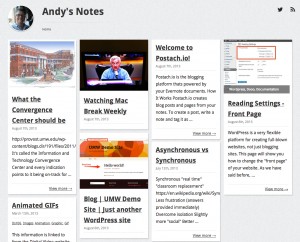 Andy's Notes