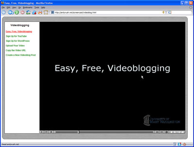 Easy, Free, VideoBlogging